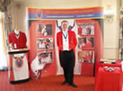 English Toastmasters Association wedding toastmaster fair fayre stand